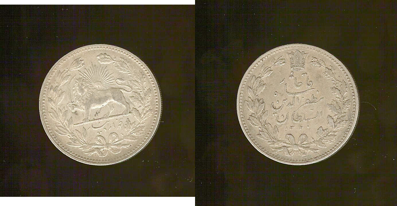 Iran 5000 dinars 1902 EF